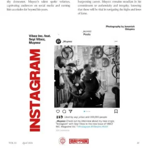 Vibez Inc – Instagram ft. Muyeez & Seyi Vibez Artwork