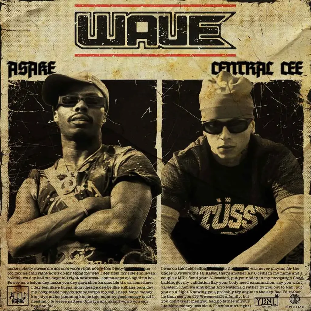 Asake – Wave ft. Central Cee Artwork