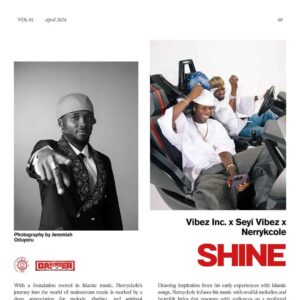 Nerryckole – Shine ft. Seyi Vibez Artwork