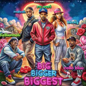Vic West – Big Bigger Biggest ft. ColloBlue, Malosh, Becky & Fathermoh Artwork