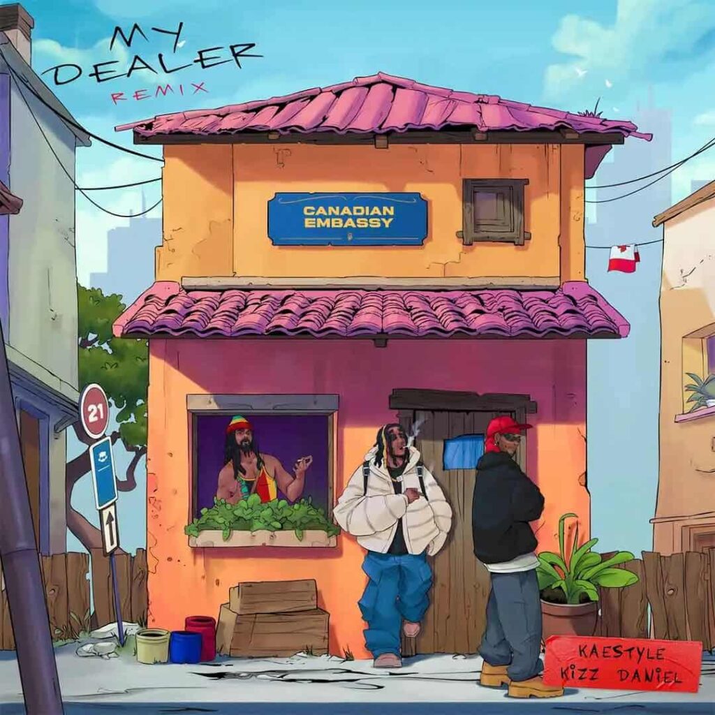 Kaestyle – My Dealer (Remix) ft. Kizz Daniel Artwork