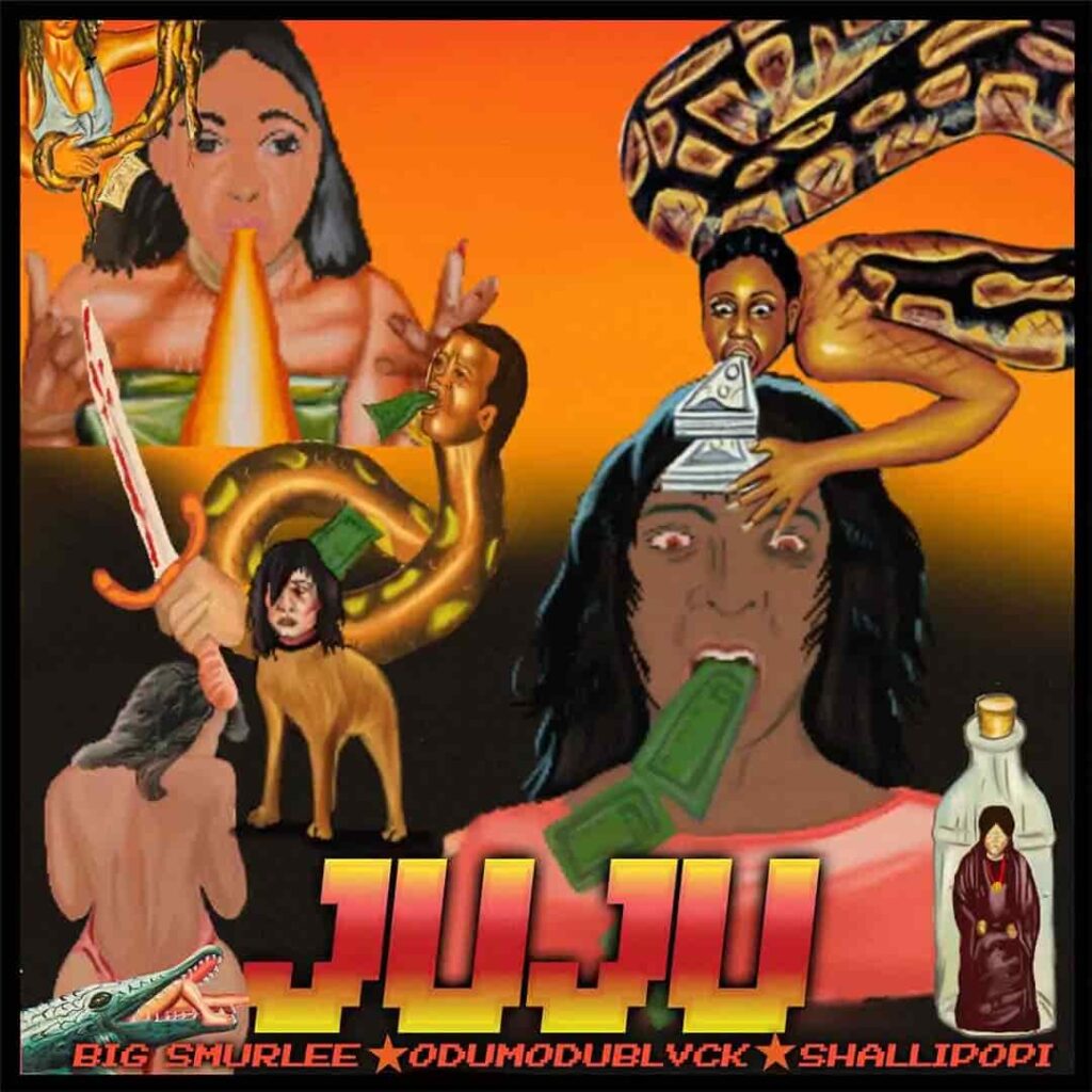 Smur Lee – JUJU ft. ODUMODUBLVCK & Shallipopi Artwork