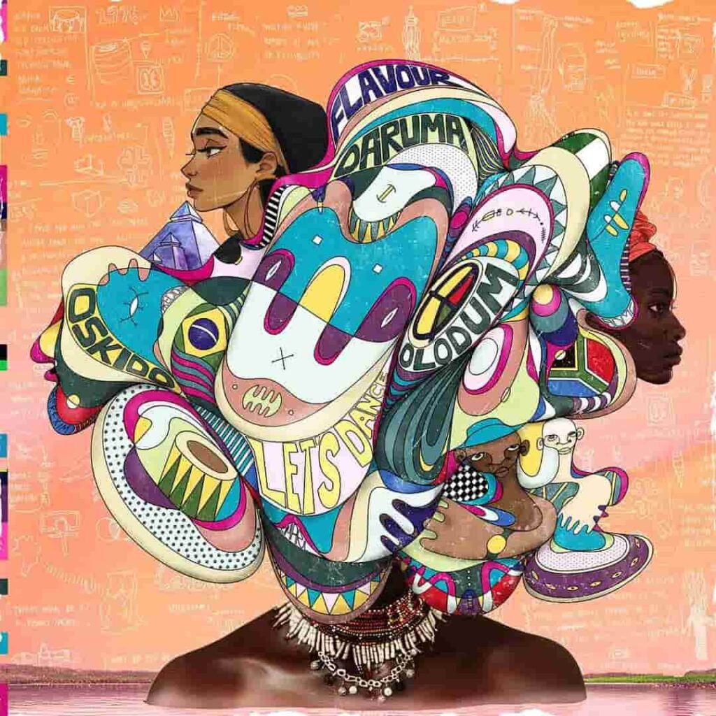 Flavour – Lets Dance ft. Oskido, Olodum & X-Wise Artwork