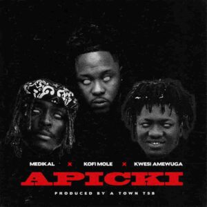Medikal – APICKI ft. Kofi Mole & KWESI AMEWUGA Artwork
