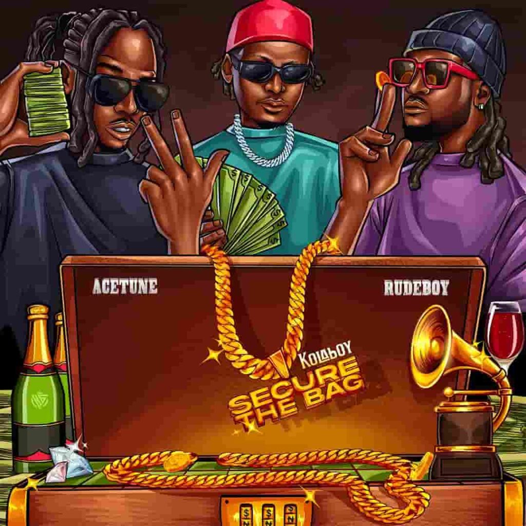 Kolaboy – Secure The Bag ft. Rudeboy & Acetune Artwork