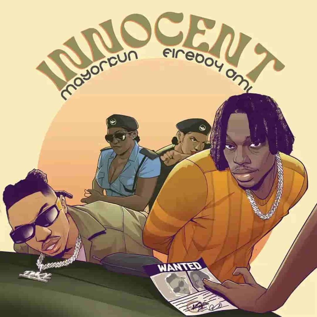 Mayorkun – Innocent ft. Fireboy DML Artwork