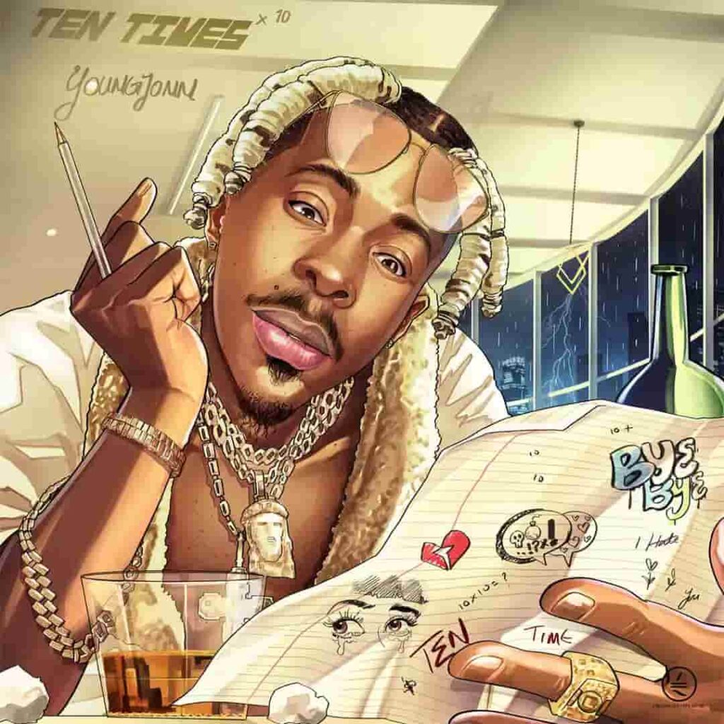 Young Jonn – Ten Times Artwork