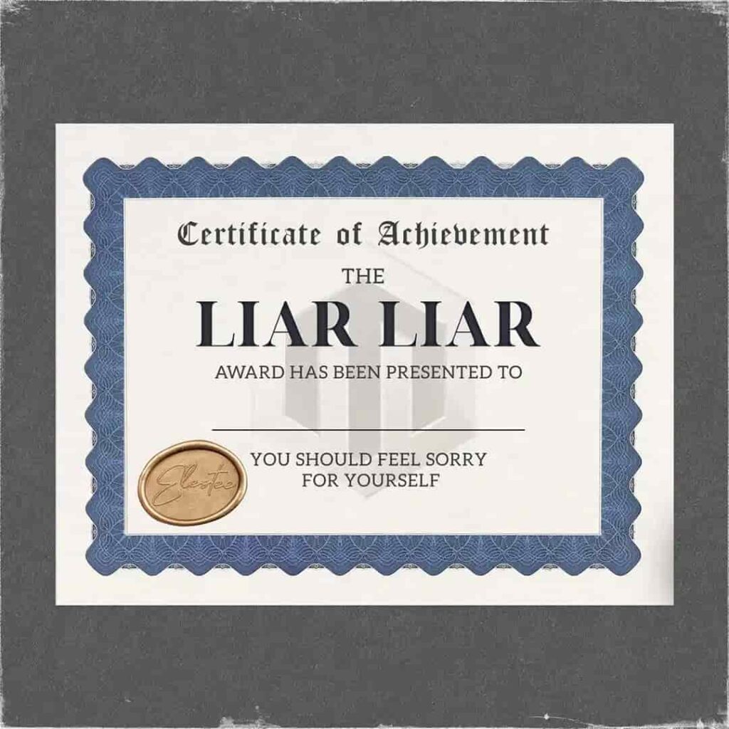 Elestee – Liar Liar Artwork
