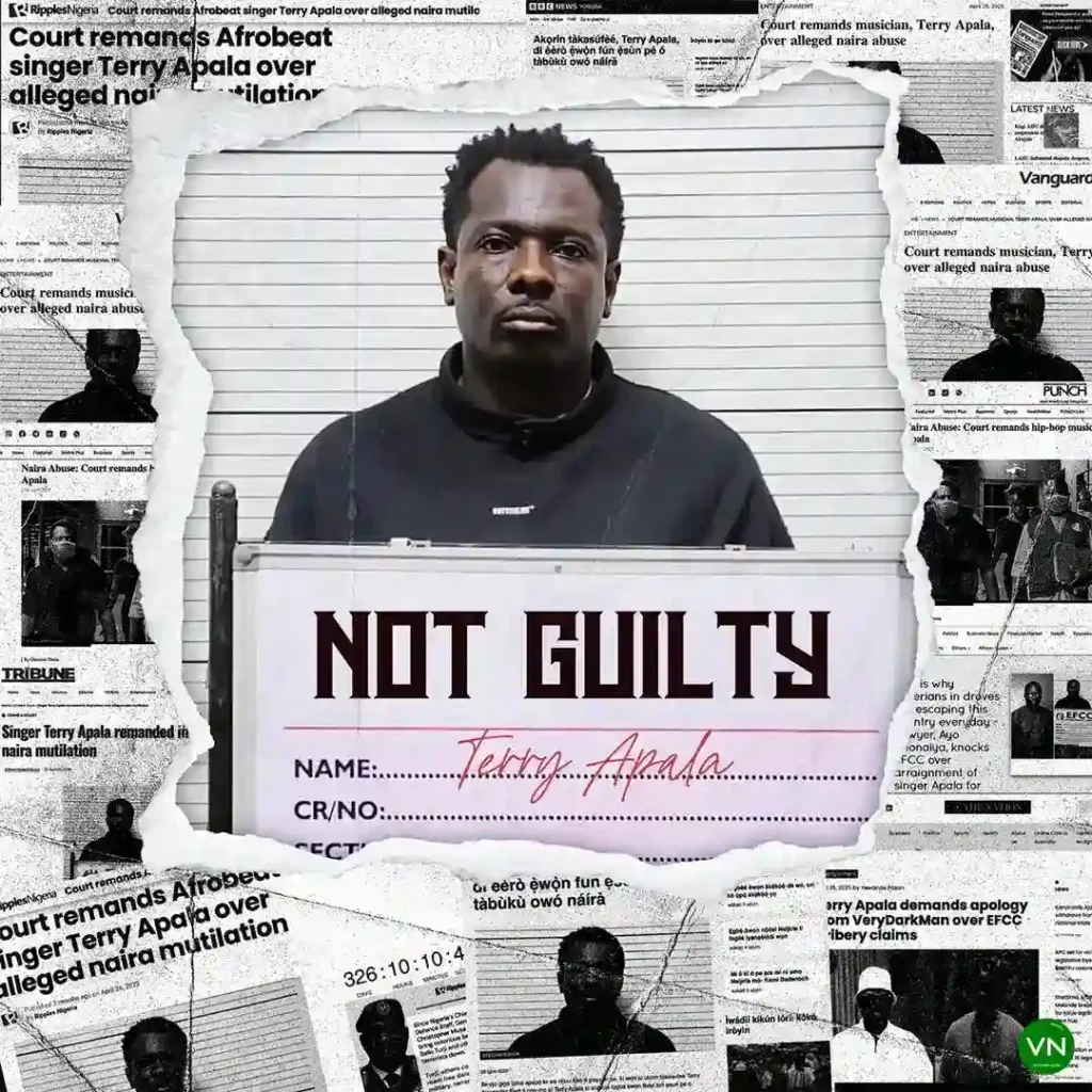 Terry Apala – NOT GUILTY Artwork
