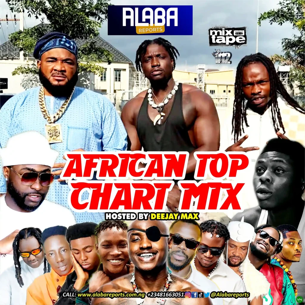 Alabareports Promotion – African Top Chart Mixtape ft. DJ Max A.K.A King Of DJs Artwork