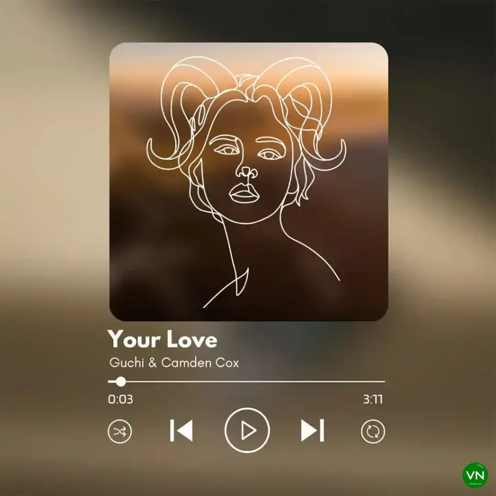Guchi – Your Love ft. Camden Cox Artwork