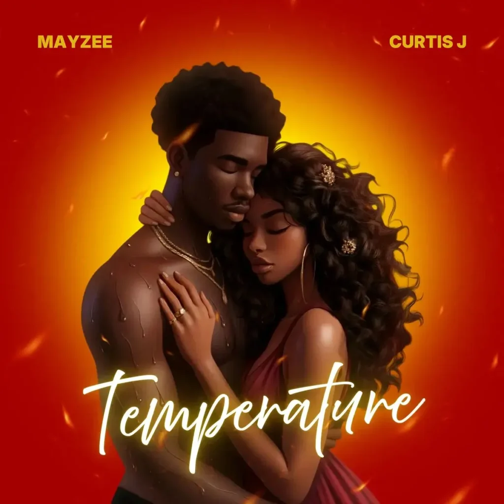 Mayzee – TEMPERATURE ft. Curtis J Artwork