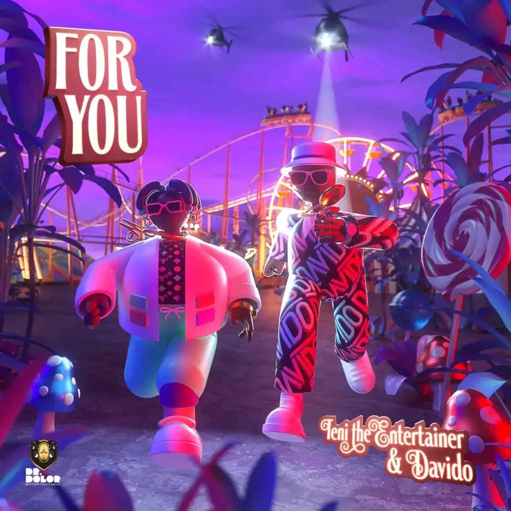 Teni – FOR YOU ft. Davido Artwork