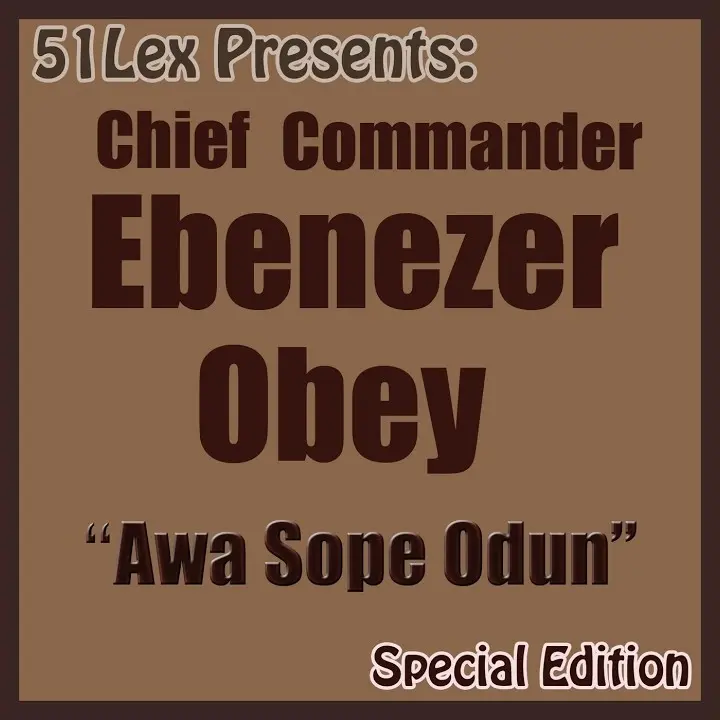 Ebenezer Obey – Ore Mi E Se Pelepele Artwork
