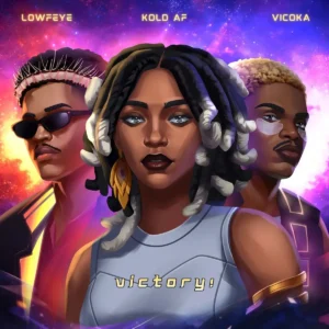 Kold AF – victory! ft. Vicoka & Lowfeye Artwork