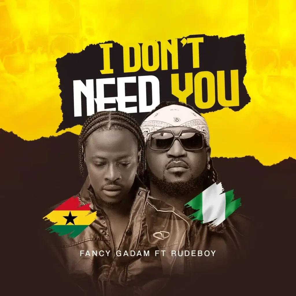 Fancy Gadam – I Don’t Need You ft. Rudeboy Artwork