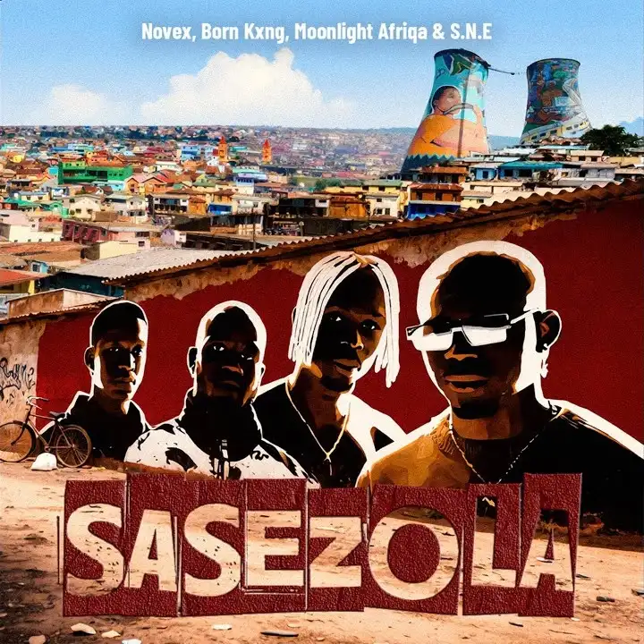 Novex – SASEZOLA ft. Born Kxng, MOONLIGHT AFRIQA & S.N.E Artwork