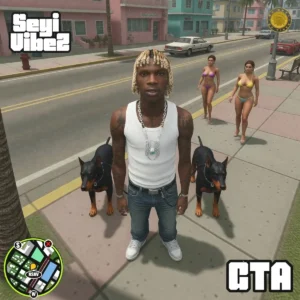 Seyi Vibez – GTA Artwork