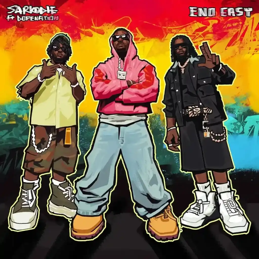 Sarkodie – E No Easy ft. DopeNation Artwork
