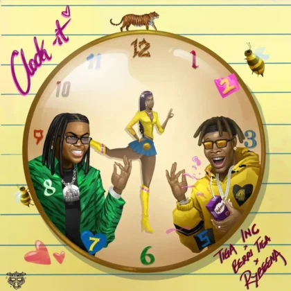 TIGA INC. – Clock It ft. Berri-Tiga & Rybeena Artwork